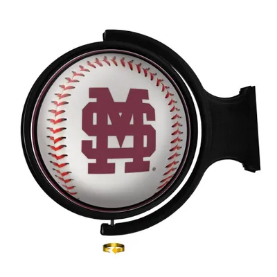  Bulldogs | Mississippi State Baseball Rotating Lighted Wall Sign | Alumni Hall