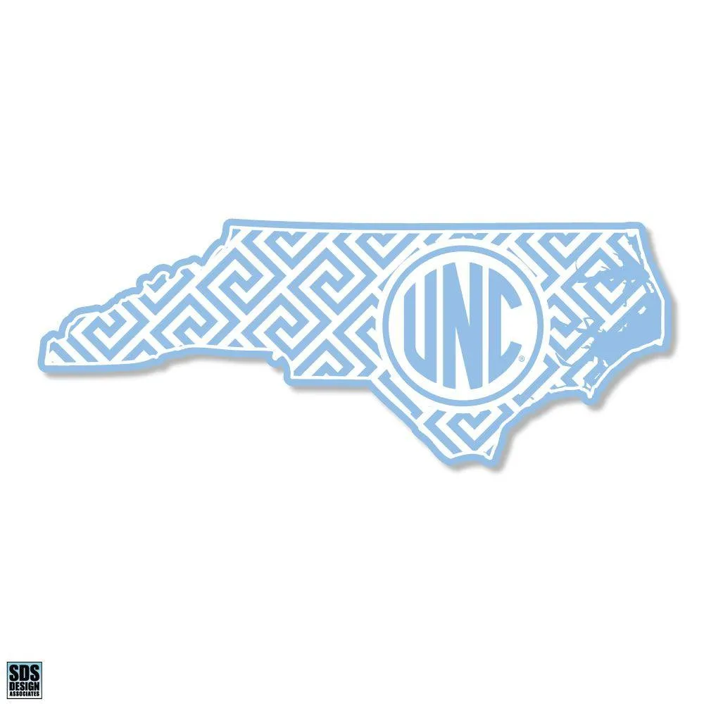  Unc | North Carolina 6  Geo Key State Decal | Alumni Hall