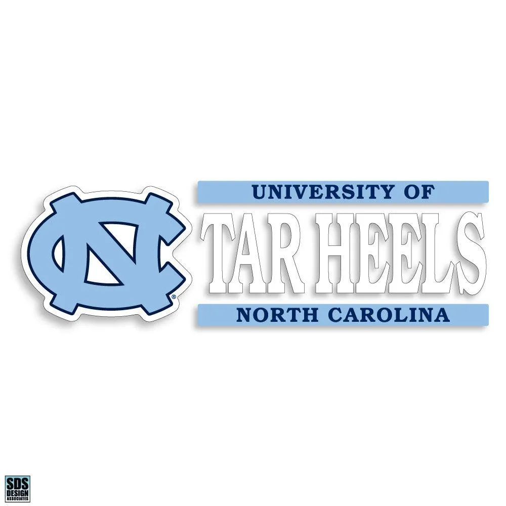  Unc | Carolina 6  X 2  Tar Heels Stacked Decal | Alumni Hall