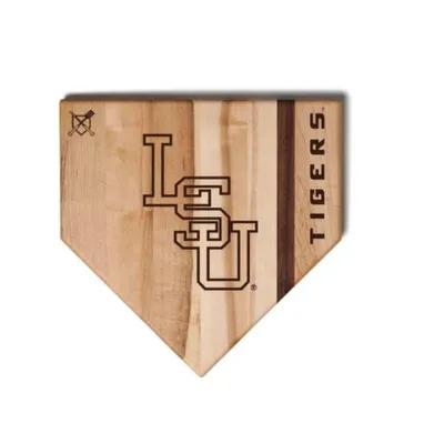 LSU Homeplate Cutting Board