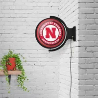 Nebraska Rotating Lighted Wall Sign