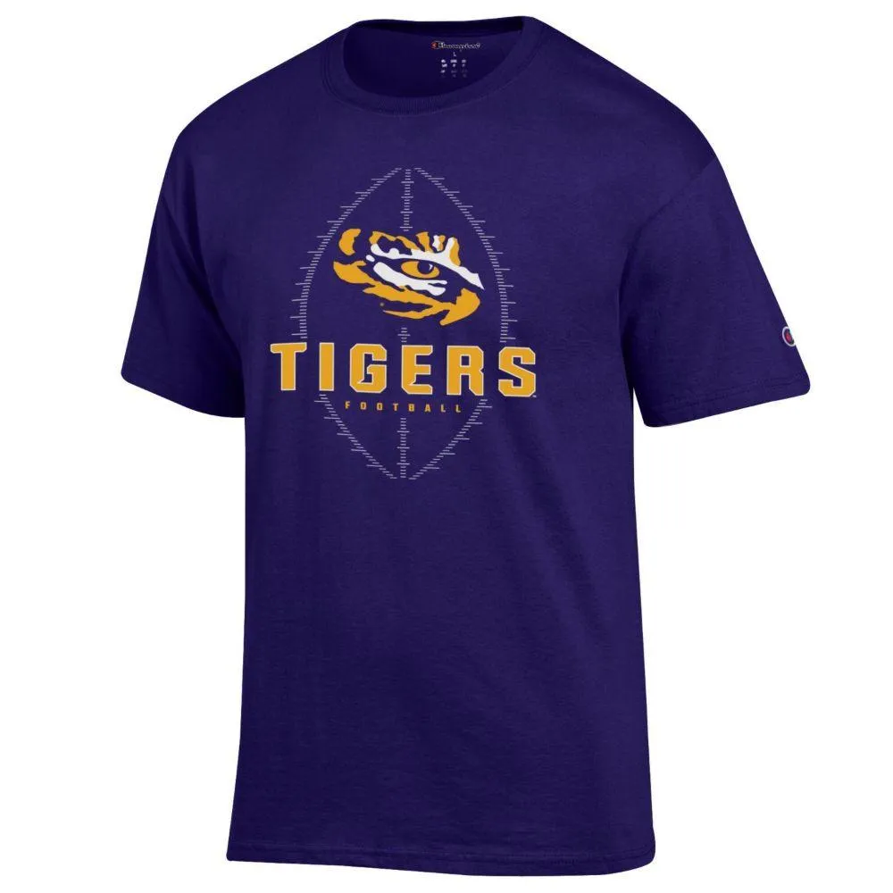 Lsu | Champion Yard Line Football Tee Alumni Hall