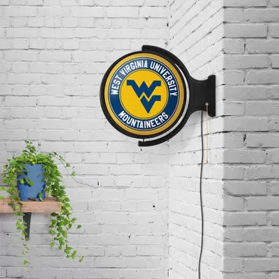 Wvu | West Virginia Rotating Lighted Wall Sign | Alumni Hall