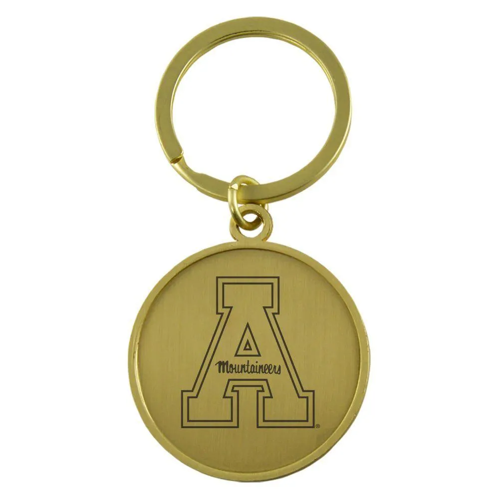  App | App State Round Metal Keychain | Alumni Hall