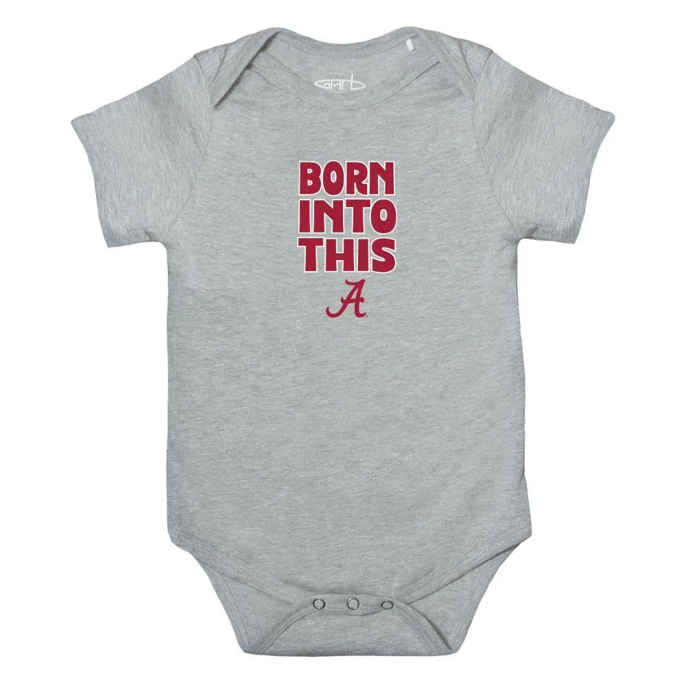 Bama, Alabama Garb Infant Ollie New to the Crew Onesie