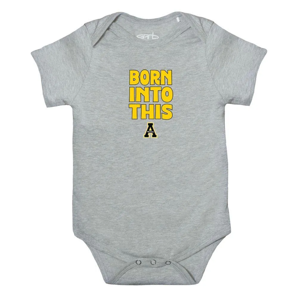 App | Appalachian State Garb Infant Otis Born Into This Onesie Alumni Hall