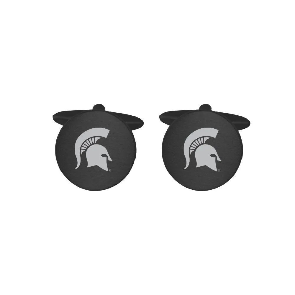  Spartans | Michigan State Jet Black Cufflinks | Alumni Hall