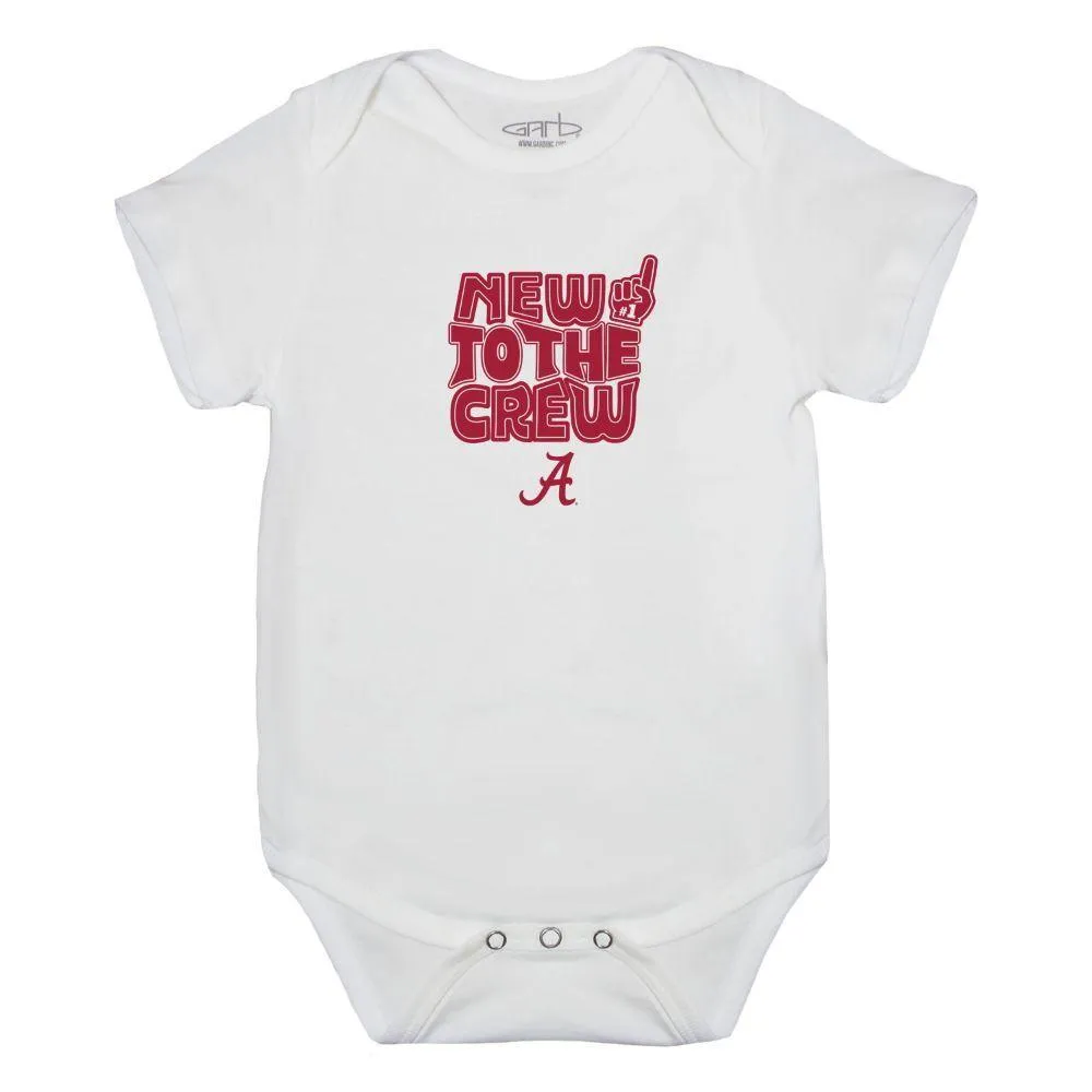 Bama | Alabama Garb Infant Otis New To The Crew Onesie Alumni Hall