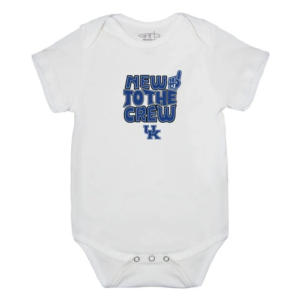 Cats | Kentucky Garb Infant Otis New To The Crew Onesie Alumni Hall