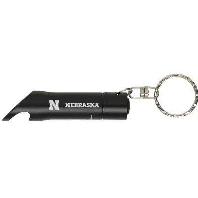  Huskers | Nebraska Flashlight Bottle Opener Keychain | Alumni Hall