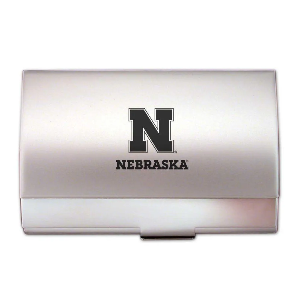  Huskers | Nebraska Two Tone Business Card Holder | Alumni Hall