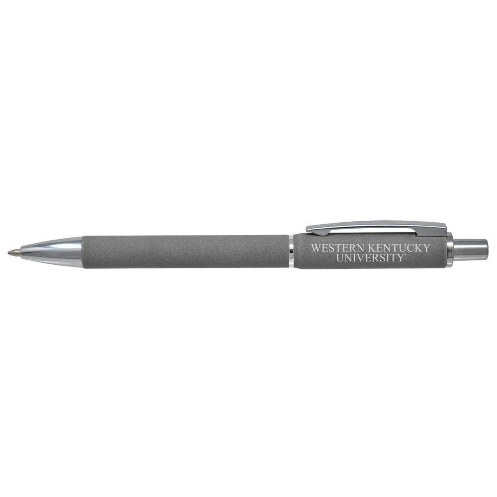  Wku | Western Kentucky Sand Grip Ballpoint Ink Pen | Alumni Hall