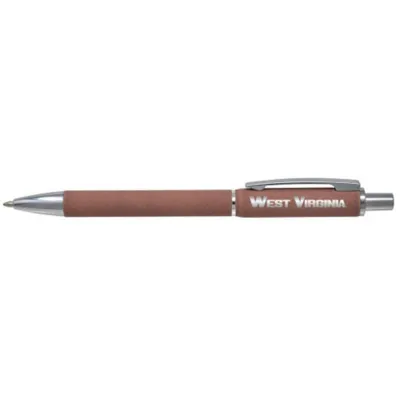  Wvu | West Virginia Sand Grip Ballpoint Ink Pen | Alumni Hall