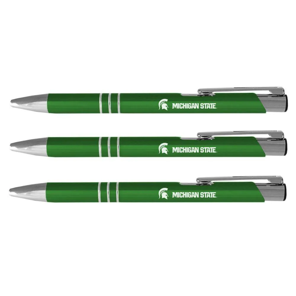  Spartans | Michigan State Aura 3- Pack Ink Pens | Alumni Hall