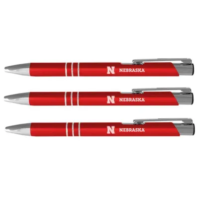  Huskers | Nebraska Aura 3- Pack Ink Pens | Alumni Hall