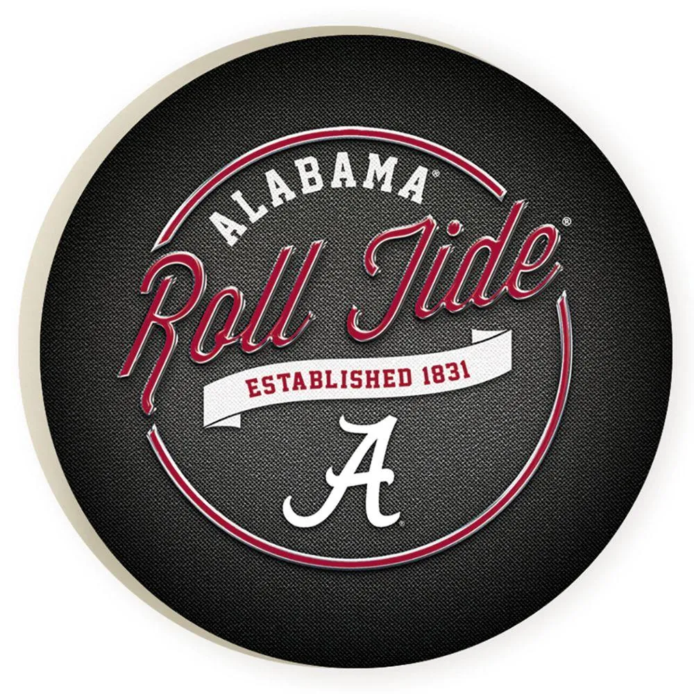  Bama | Alabama 2- Pack Script Car Coasters | Alumni Hall