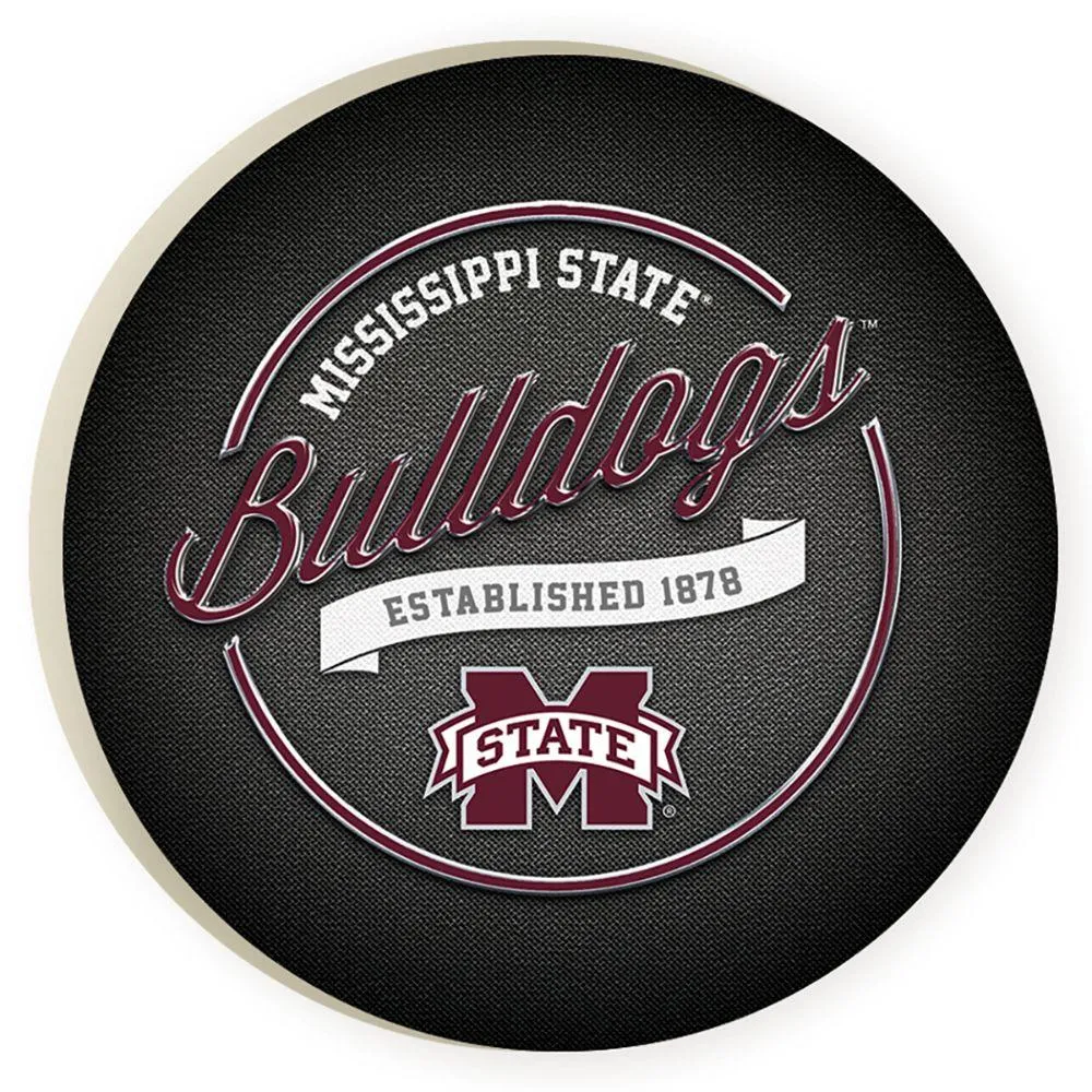  Bulldogs | Mississippi State 2- Pack Script Car Coasters | Alumni Hall