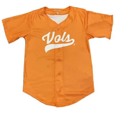 Vols | Tennessee Youth Orange Baseball Fan Jersey Alumni Hall