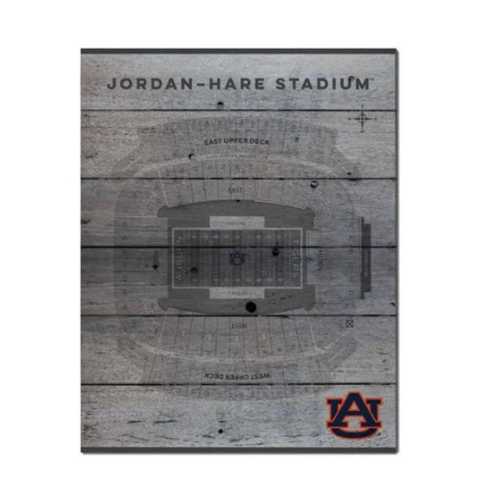  Aub | Auburn 16  X 20  Jordan- Hare Stadium Seating Pallet Plaque | Alumni Hall