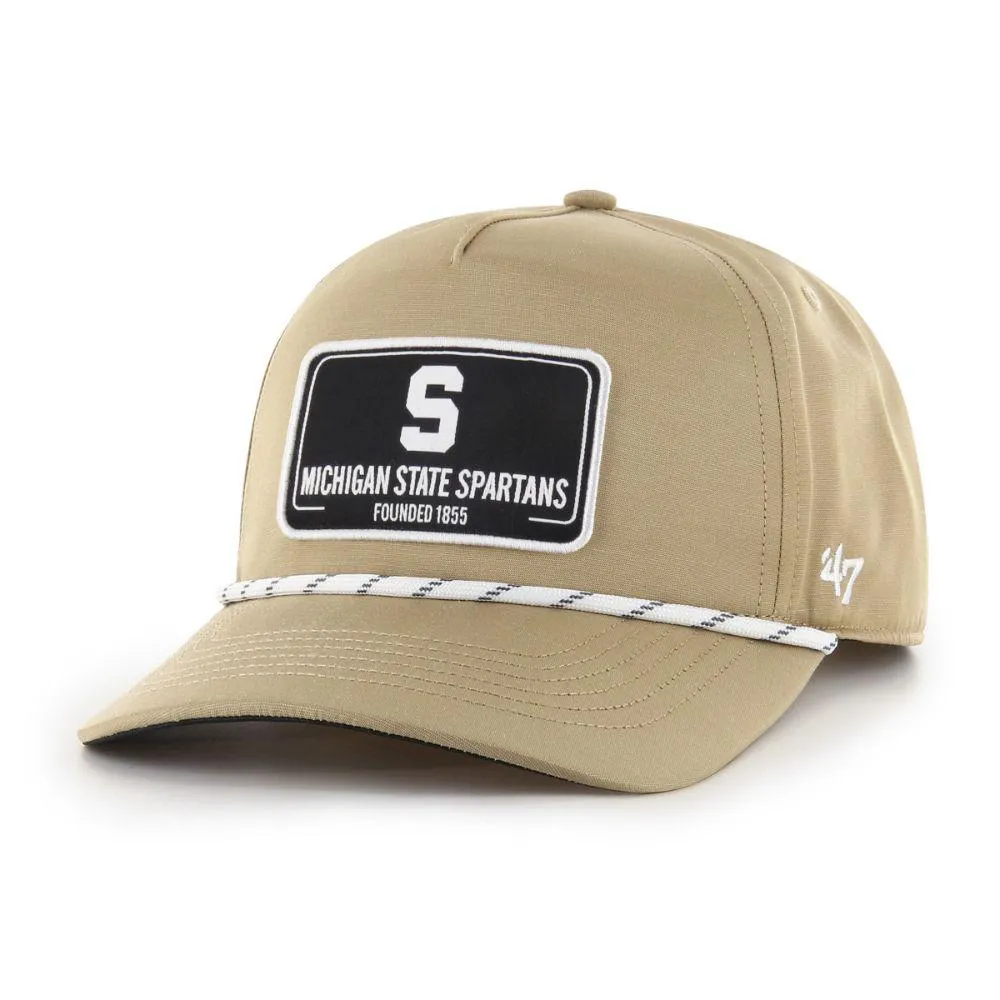 Spartans  Michigan State 47 Brand Overhand MVP Script Rope Hat