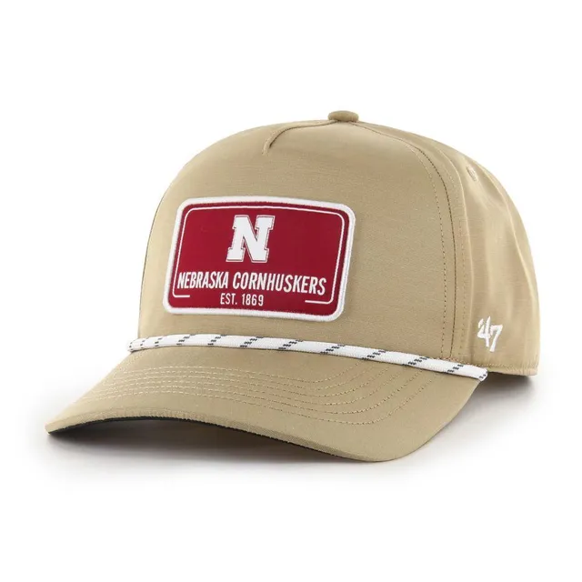 Alumni Hall Huskers, Nebraska 47 Brand Four Stroke Patch Trucker Hat, Alumni Hall