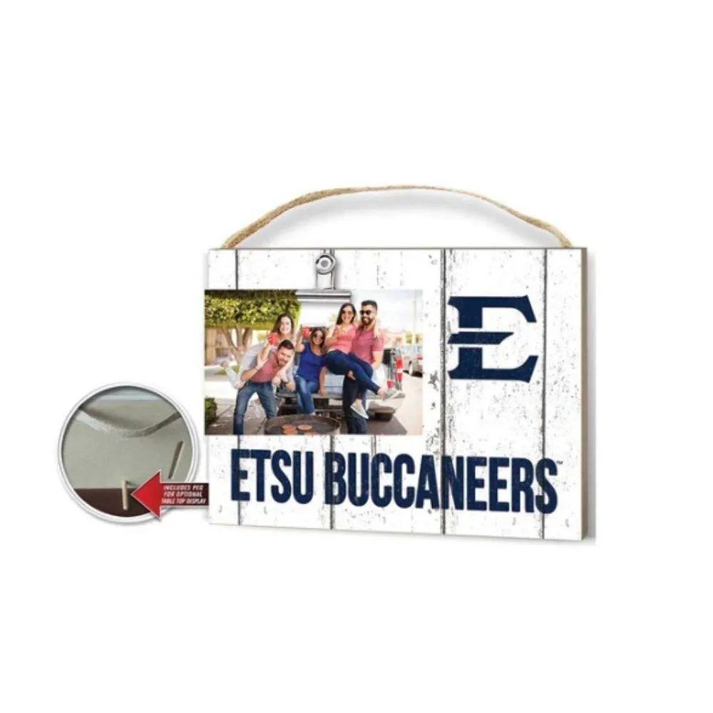  Bucs | Etsu 10  X 8  Clip- It Weathered Plaque | Alumni Hall