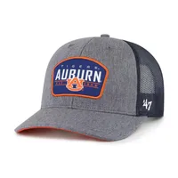  Aub | Auburn 47 ' Brand Slate Woven Label Trucker Hat | Alumni Hall