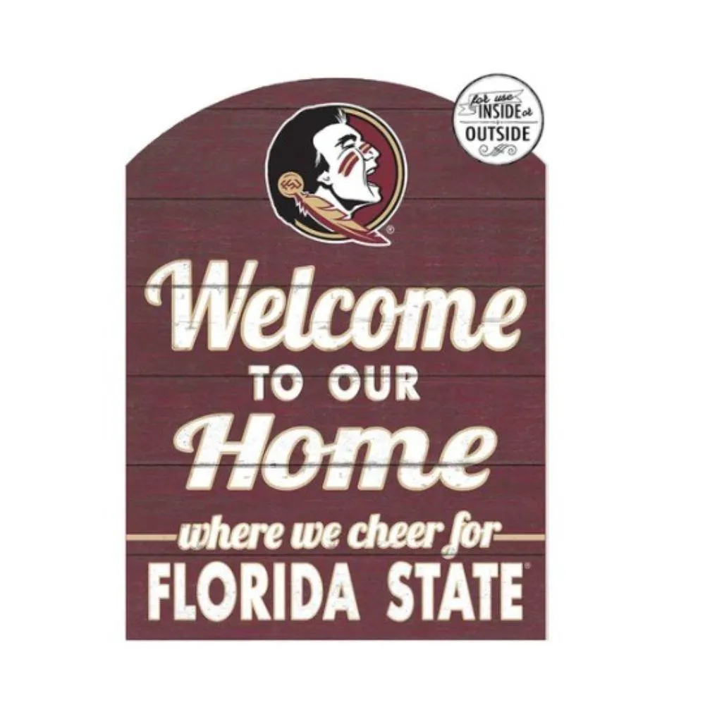  Fsu | Florida State 16  X 22  Welcome To Our Home Sign | Alumni Hall