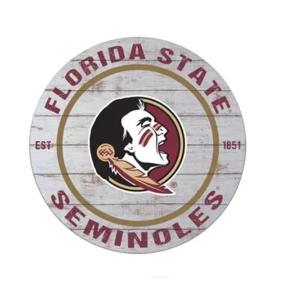  Fsu | Florida State 20  X 20  Classic Circle Sign | Alumni Hall