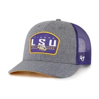  Lsu | Lsu 47 ' Brand Slate Woven Label Trucker Hat | Alumni Hall