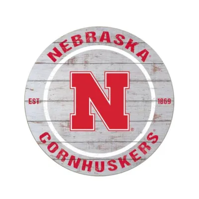  Huskers | Nebraska 20  X 20  Classic Circle Sign | Alumni Hall