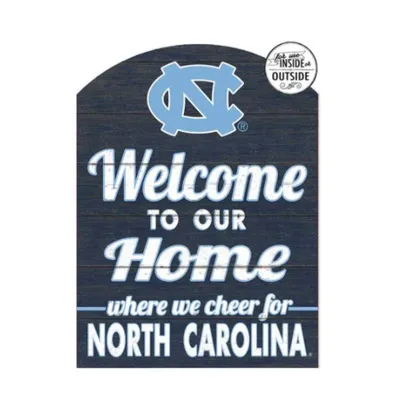  Unc | Carolina 16  X 22  Welcome To Our Home Sign | Alumni Hall