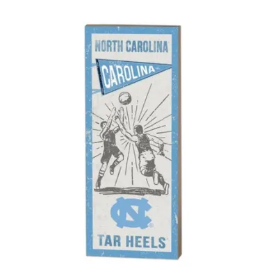  Unc | Carolina 7  X 18  Vintage Football Player Plaque | Alumni Hall