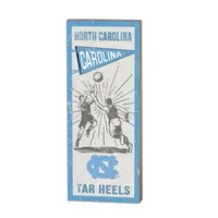  Unc | Carolina 7  X 18  Vintage Football Player Plaque | Alumni Hall