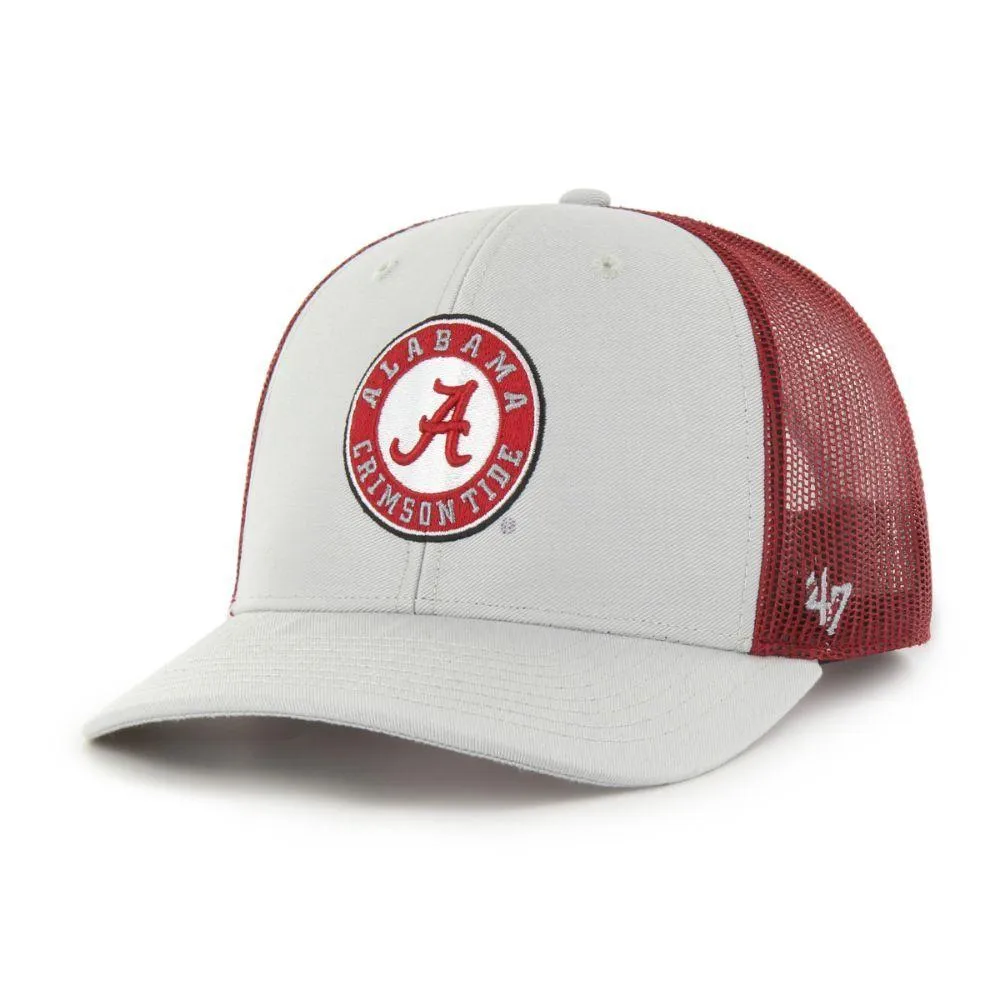  Bama | Alabama 47 ' Brand Circle Script A Trucker Hat | Alumni Hall