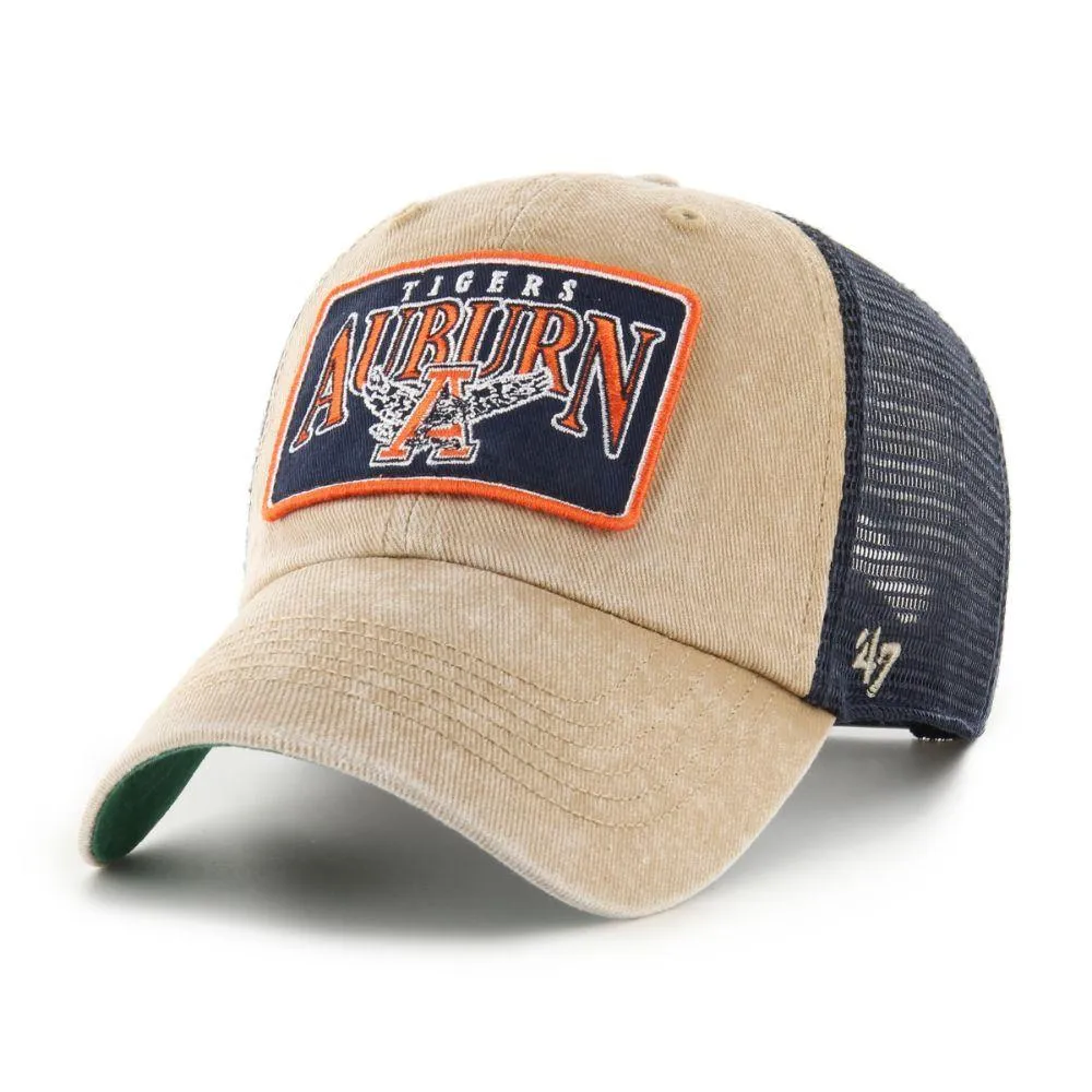 47 Brand Men's Navy Detroit Tigers Four Stroke Clean Up Trucker Snapback Hat