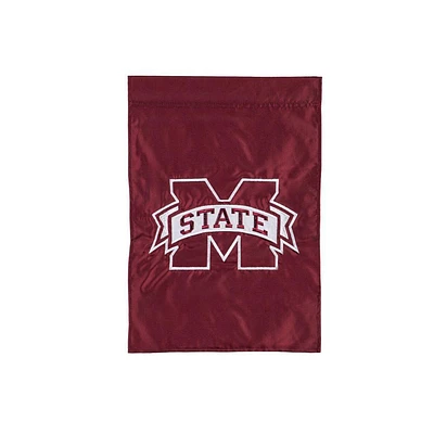 Mississippi State Applique Garden Flag