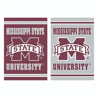 Mississippi State Embossed Suede Garden Flag