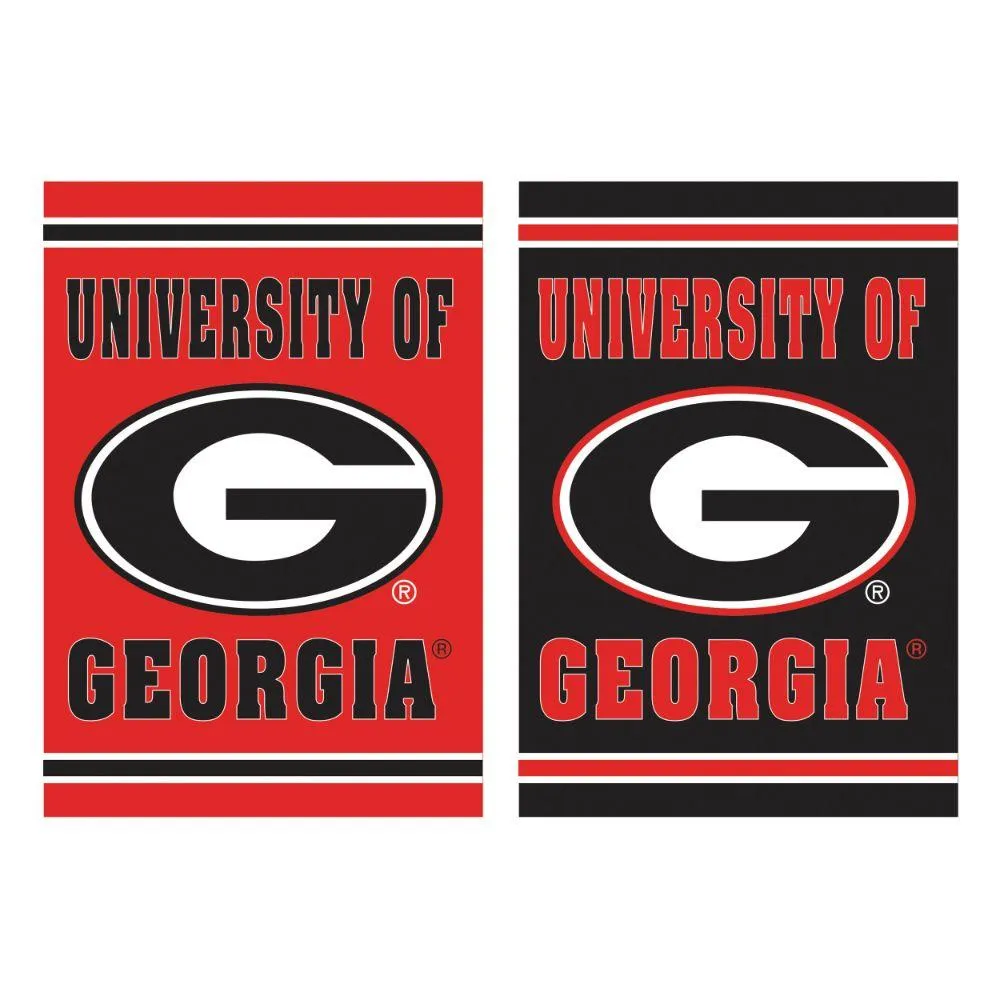  Dawgs | Georgia Embossed Suede Garden Flag | Alumni Hall