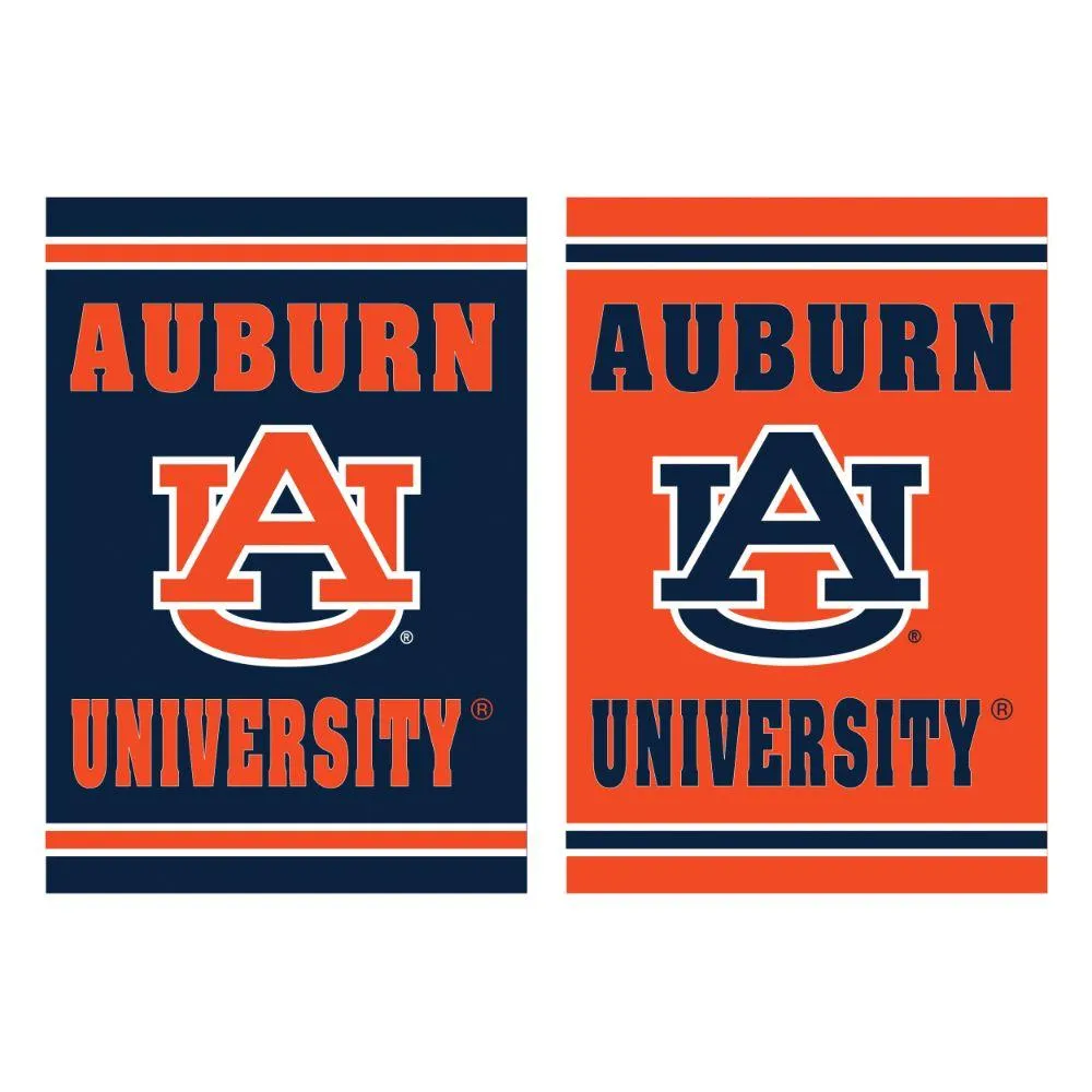  Aub | Auburn Embossed Suede House Flag | Alumni Hall