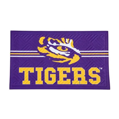  Lsu | Lsu Crosshatch Embossed Doormat | Alumni Hall