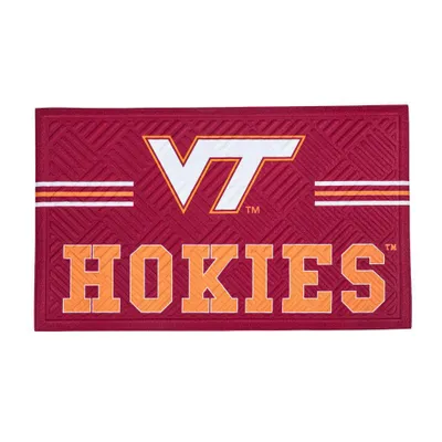  Hokies | Virginia Tech Crosshatch Embossed Doormat | Alumni Hall