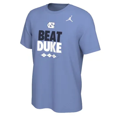 Unc | Jordan Brand Beat Duke Short Sleeve Tee Alumni Hall