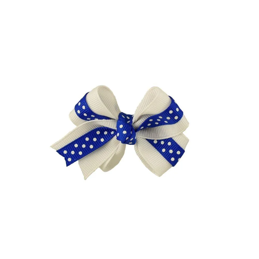 Miss Ashley Originals Bow with Dotted Ribbon