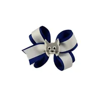  Cats | Royal And White 6  Mascot Knotted Hair Bow | Alumni Hall