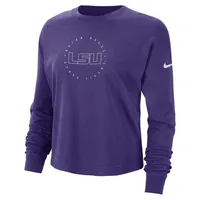 Lsu | Nike Women's Boxy Dust Long Sleeve Crew Tee Alumni Hall