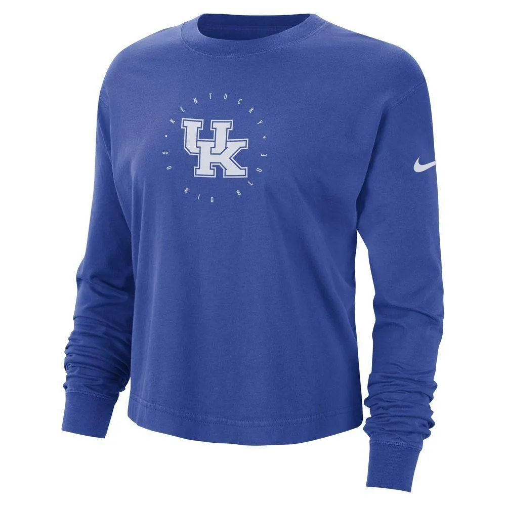 Cats | Kentucky Nike Women's Boxy Dust Long Sleeve Crew Tee Alumni Hall