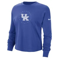 Cats | Kentucky Nike Women's Boxy Dust Long Sleeve Crew Tee Alumni Hall