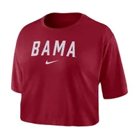 Bama | Alabama Nike Women's Logo Crop Tee Alumni Hall