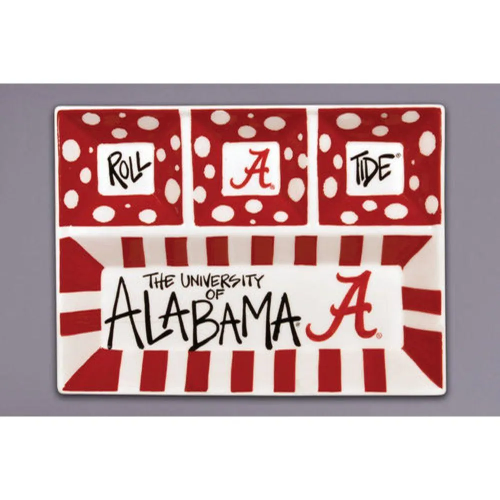  Bama | Alabama Magnolia Lane 4 Section Platter | Alumni Hall